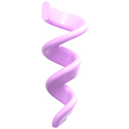 Géométrie spirale légère  3D Icon