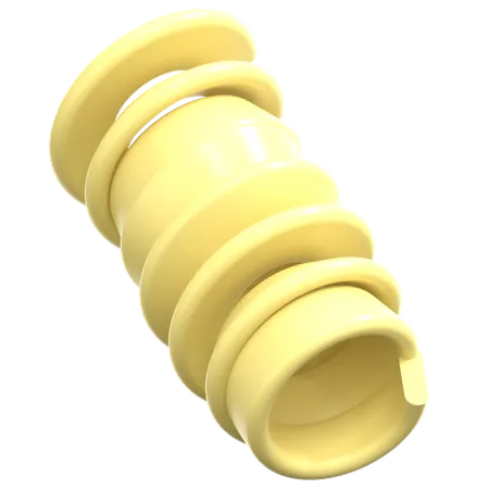 Géométrie spirale légère  3D Icon