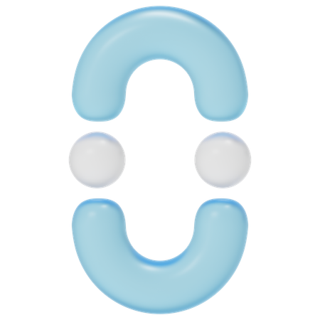 Geometrisch 0  3D Icon
