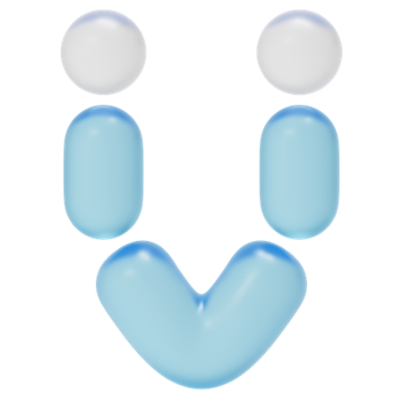 Geometrisch v  3D Icon