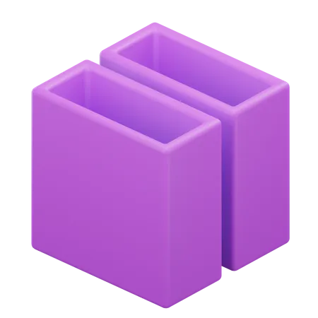 Geometrischer Würfel  3D Icon