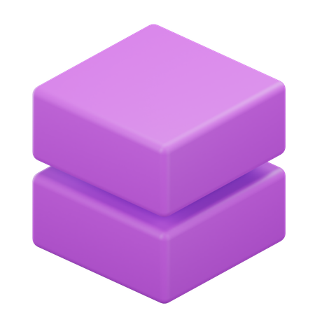 Geometrischer Würfel  3D Icon