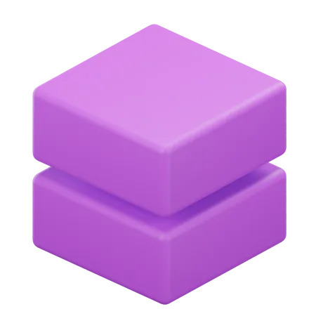 Geometrischer Würfel  3D Icon