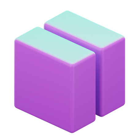 Geometrischer Würfel  3D Icon