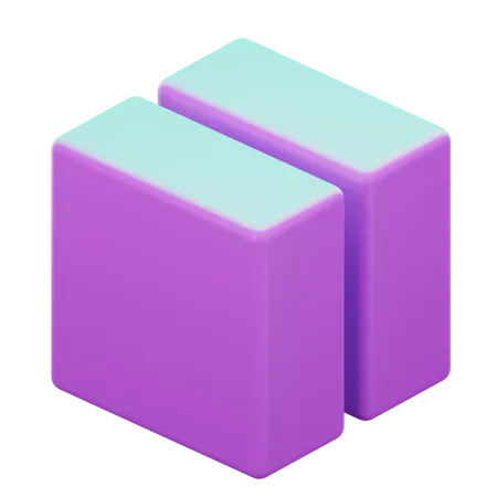 Geometrischer Würfel  3D Icon