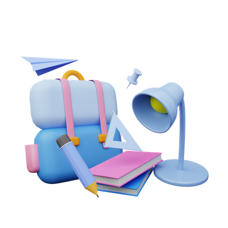 Geometry class  3D Illustration