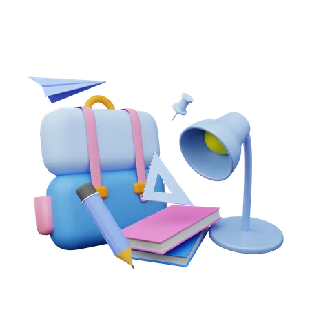 Geometry class  3D Illustration