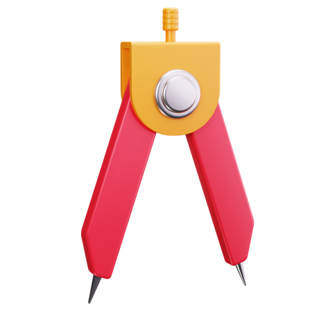 Geometry Compass  3D Icon