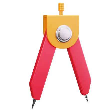 Geometry Compass  3D Icon