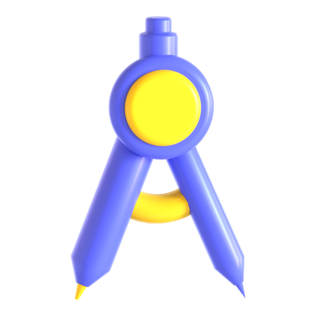 Geometry Compass  3D Icon