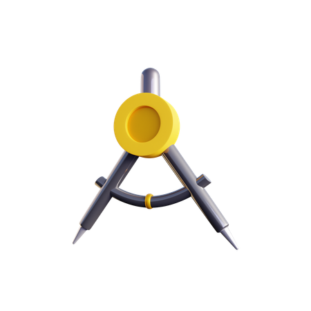 Geometry Compass  3D Icon