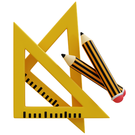 Geometry Essentials: Stationery Tools  3D Icon