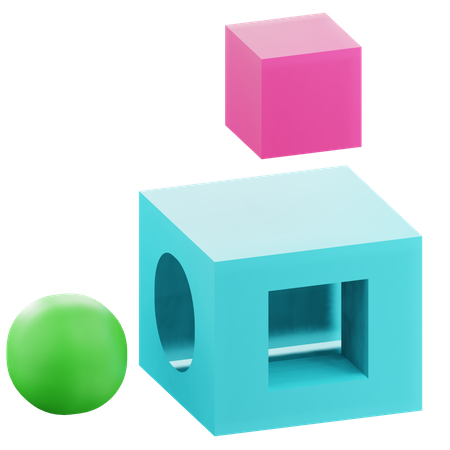Geometry Puzzle  3D Icon