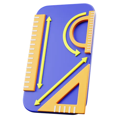 기하학 도구 세트  3D Icon
