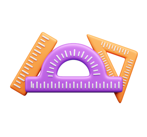 기하학 도구 세트  3D Icon