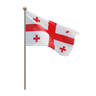 georgia flag 3d logos