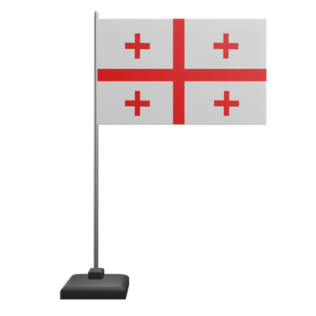 Georgien Flagge  3D Icon