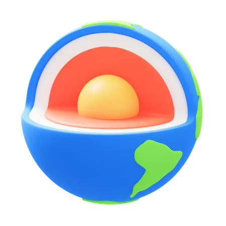 Geotermia  3D Icon