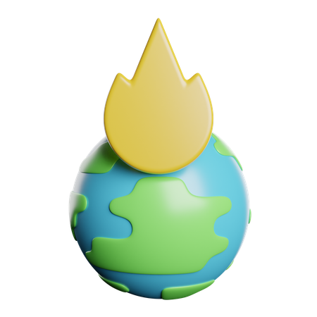 Geothermal  3D Icon