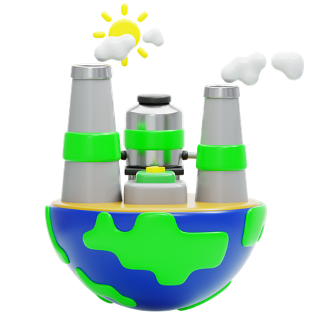 GEOTHERMAL ENERGY  3D Icon