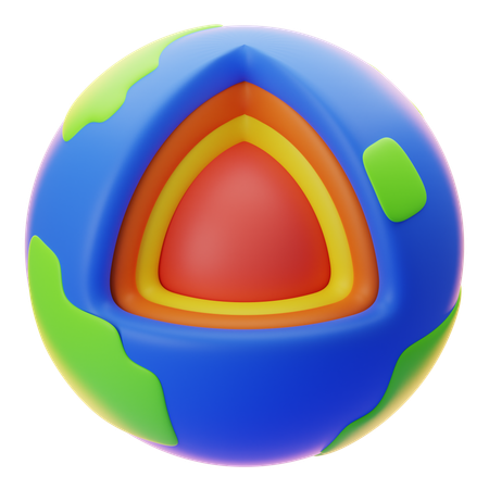Geothermal Energy  3D Icon