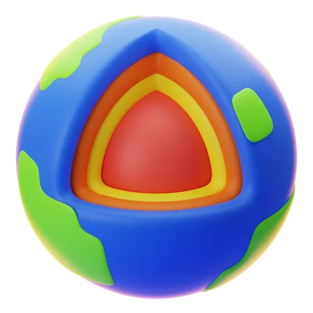 Geothermal Energy  3D Icon