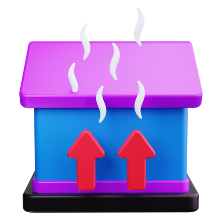 Geothermal Energy  3D Icon