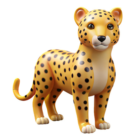 Gepard  3D Icon