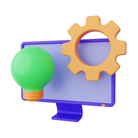 Geração de ideias  3D Icon