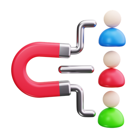 Geração de leads  3D Icon