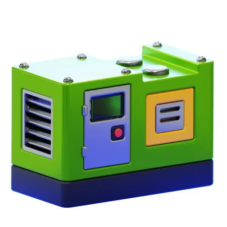 Gerador de energia  3D Icon