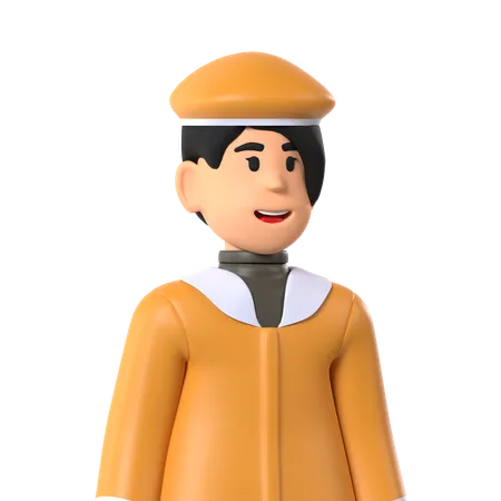 Officier  3D Icon