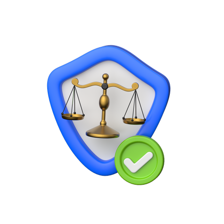 Unterstützung der Justiz  3D Icon