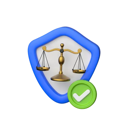 Unterstützung der Justiz  3D Icon