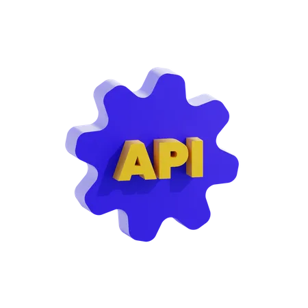 Gerenciamento de API  3D Icon