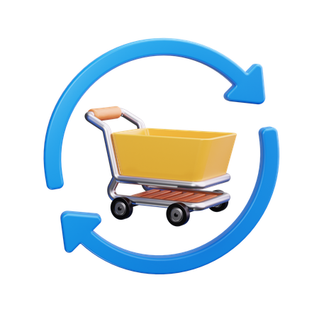 Gestão de compras  3D Icon