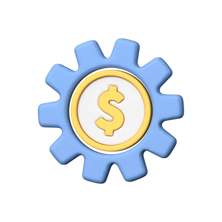 Gerenciamento de configuração financeira  3D Icon