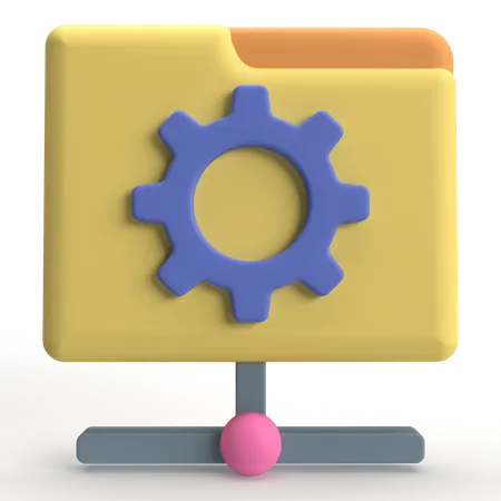 Gestão de dados  3D Icon