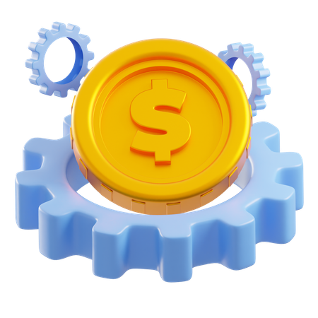 Gerenciamento de dinheiro  3D Icon