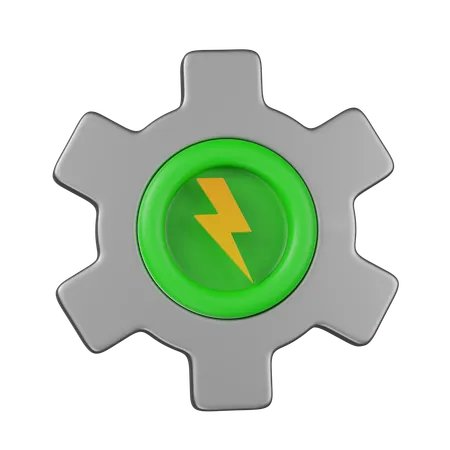 Gerenciamento de energia  3D Icon