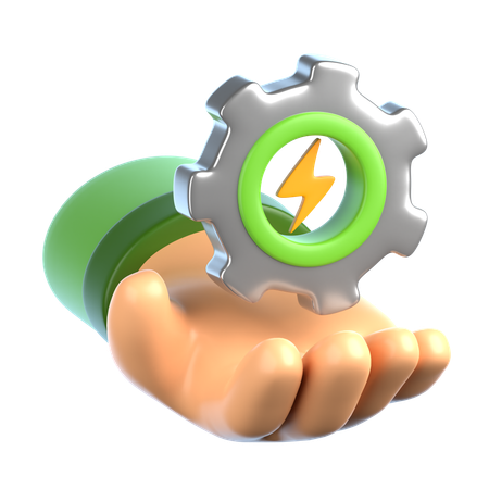 Gerenciamento de energia  3D Icon