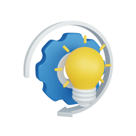 Gerenciamento de ideias  3D Icon