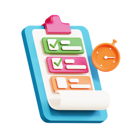 Gerenciamento de projetos  3D Icon