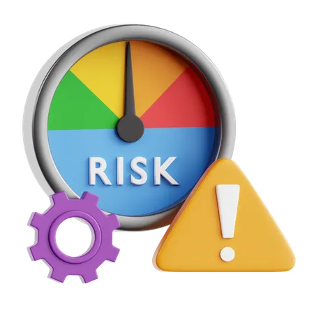Gerenciamento de riscos  3D Icon