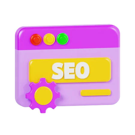 Gerenciamento de SEO  3D Icon