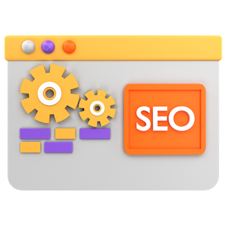 Gerenciamento de SEO  3D Icon