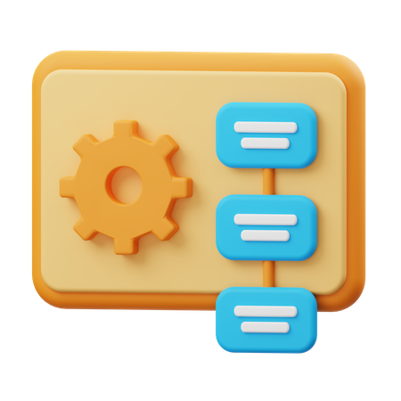 Gerenciamento de tarefas  3D Icon