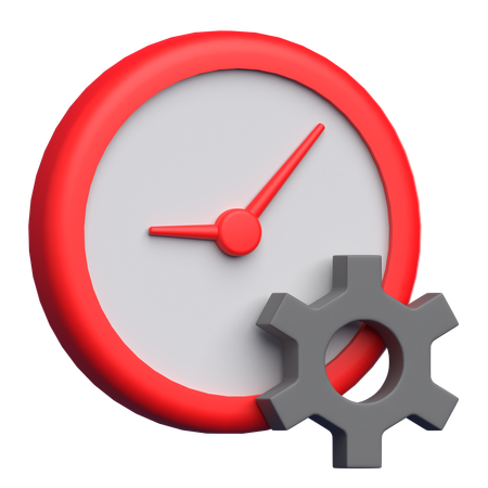 Gerenciamento de tempo  3D Icon