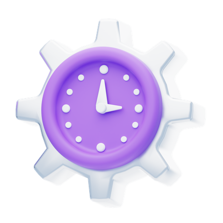 Gerenciamento de tempo  3D Icon