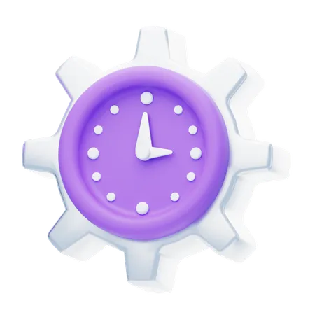 Gerenciamento de tempo  3D Icon